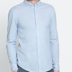 Zara Man Light Blue Button Down